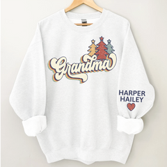 Lofaris Grandma Custom Christmas Tree CTH01 Sweatshirt