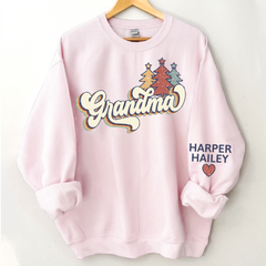 Lofaris Grandma Custom Christmas Tree CTH01 Sweatshirt