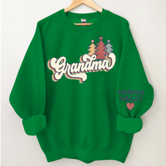 Lofaris Grandma Custom Christmas Tree CTH01 Sweatshirt
