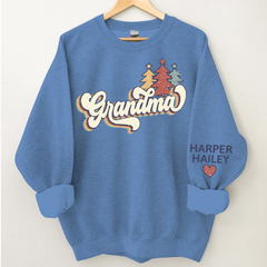 Lofaris Grandma Custom Christmas Tree CTH01 Sweatshirt