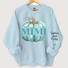 Lofaris Grandma Pumpkin Grandkids Autumn Custom Sweatshirt