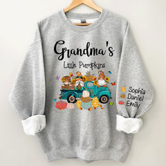 Lofaris Grandmas Little Pumpkin Truck Elf Custom Sweatshirt
