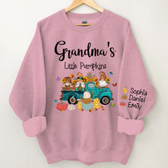 Lofaris Grandmas Little Pumpkin Truck Elf Custom Sweatshirt
