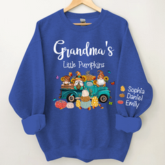 Lofaris Grandmas Little Pumpkin Truck Elf Custom Sweatshirt