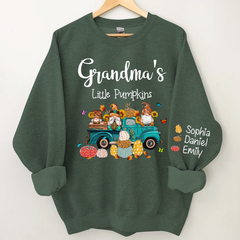 Lofaris Grandmas Little Pumpkin Truck Elf Custom Sweatshirt