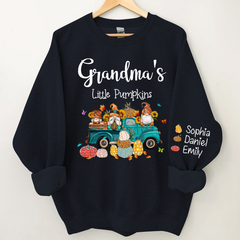 Lofaris Grandmas Little Pumpkin Truck Elf Custom Sweatshirt