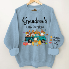 Lofaris Grandmas Little Pumpkin Truck Elf Custom Sweatshirt