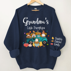 Lofaris Grandmas Little Pumpkin Truck Elf Custom Sweatshirt