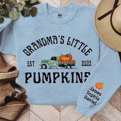 Lofaris Grandmas Little Pumpkins Truck Custom Sweatshirt