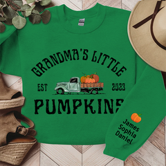 Lofaris Grandmas Little Pumpkins Truck Custom Sweatshirt