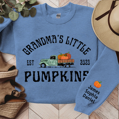 Lofaris Grandmas Little Pumpkins Truck Custom Sweatshirt