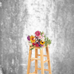 Lofaris Gray White Cement Wall Abstract Textured Backdrop
