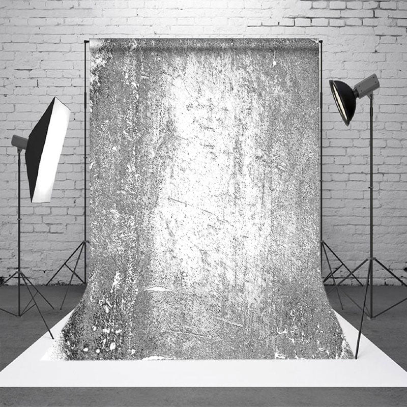 Lofaris Gray White Cement Wall Abstract Textured Backdrop