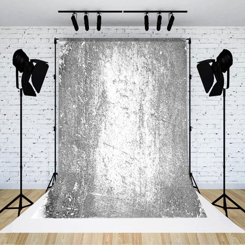 Lofaris Gray White Cement Wall Abstract Textured Backdrop