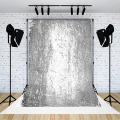 Lofaris Gray White Cement Wall Abstract Textured Backdrop
