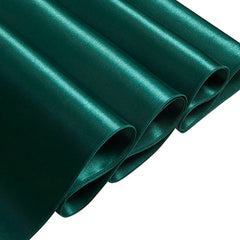 Lofaris Green 108 GSM Satin Banquet Rectangle Tablecloth