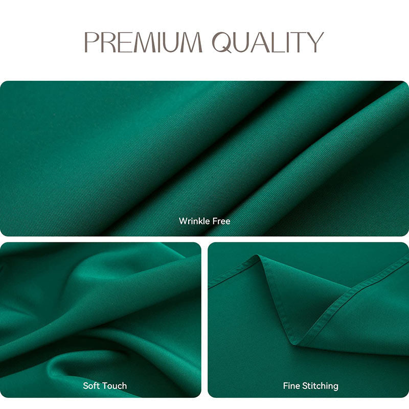 Lofaris Green 180 GSM Polyester Round Banquet Tablecloth