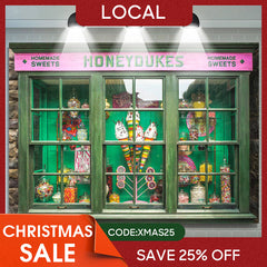 Lofaris (7 Day Delivery) Green Candyland Shop Honeydukes Birthday Backdrop