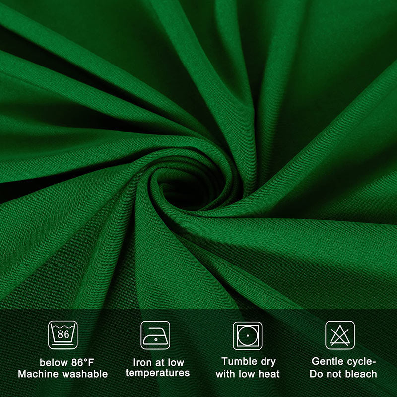 Lofaris Green Fitted Spandex Rectangle Banquet Table Cover