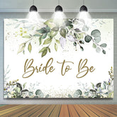 Lofaris Green Leaves Bride To Be Bridal Shower Backdrop