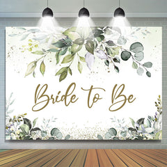 Lofaris Green Leaves Bride To Be Bridal Shower Backdrop