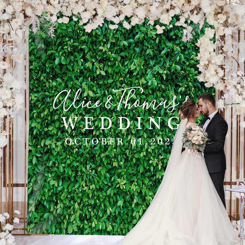 Lofaris Green Leaves Nature Backdrop Greenery Party