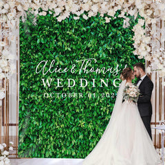 Lofaris Green Leaves Nature Backdrop Greenery Party