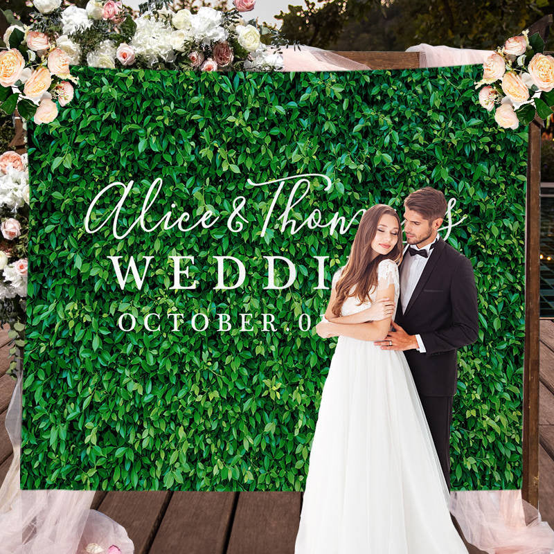 Lofaris Green Leaves Nature Backdrop Greenery Party