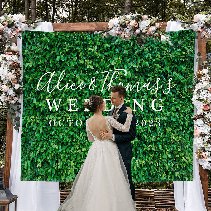 Lofaris Green Leaves Nature Backdrop Greenery Party