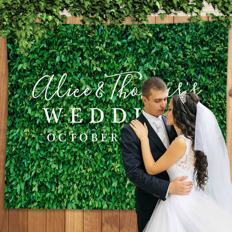 Lofaris Green Leaves Nature Backdrop Greenery Party