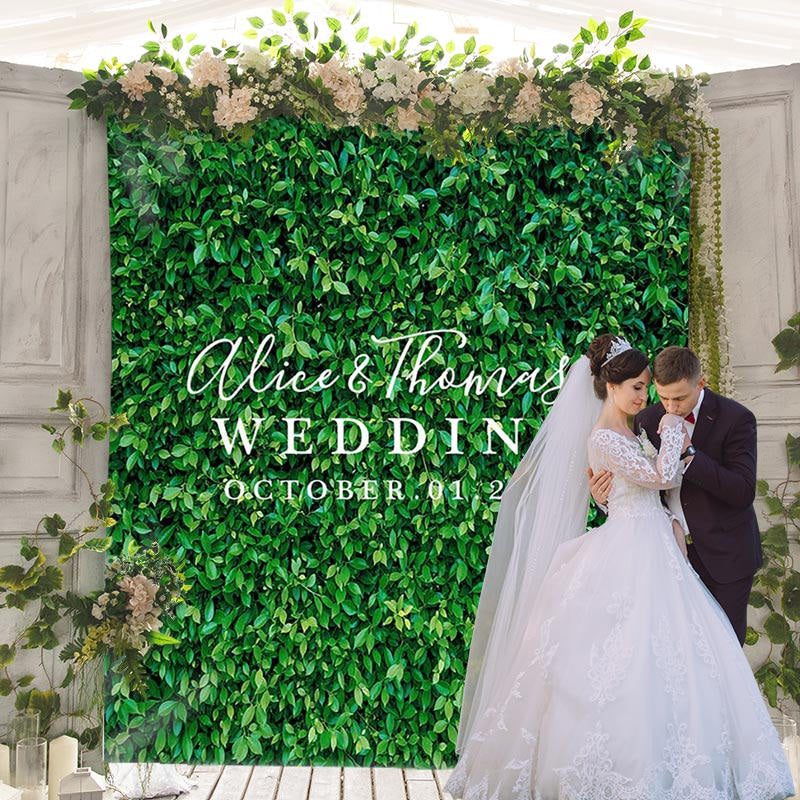 Lofaris Green Leaves Nature Backdrop Greenery Party