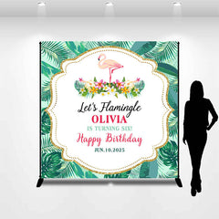 Lofaris Green Monstera Moltres Custom Birthday 6Th Backdrop