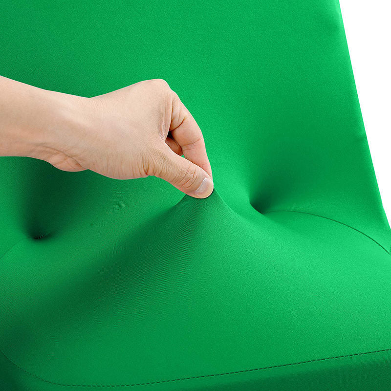 Lofaris Green Open Back Stretch Spandex Folding Chair Cover