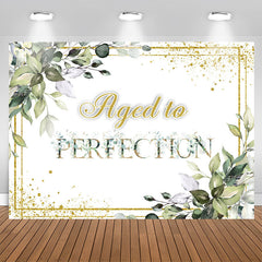 Lofaris Green Plants Aged To Perfection Birthday Backdrop