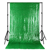 Lofaris Green Sparkle Sequin Fabric Backdrop for Photo