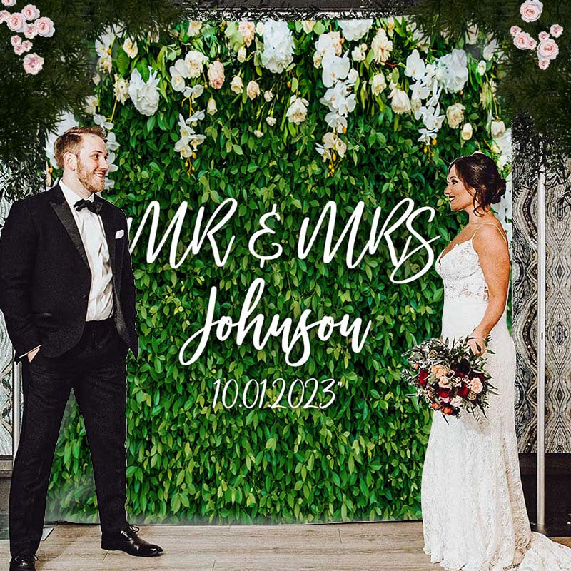 Lofaris Greenery Outdoor Better Together Wedding Decoration Backdrop