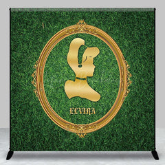 Lofaris Greenery Princess Mirror Custom Birthday Backdrop