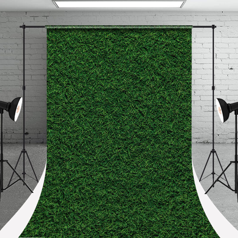 Lofaris Greenery Spring Fresh Grass Lawn Sweep Backdrop