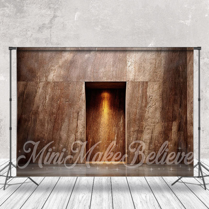 Lofaris Grey Stone Wall Backdrop With Door For Photography