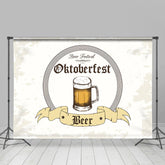 Lofaris Grey White Glass Beer Festival Oktoberfest Backdrop