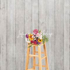 Lofaris Grey White Wood Texture Old Plank Photo Backdrop