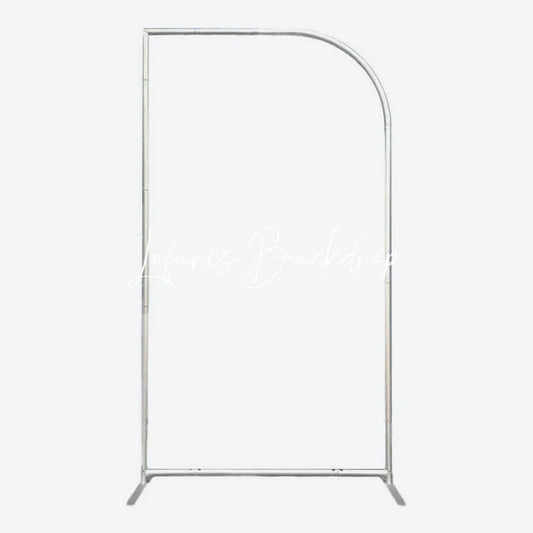 Lofaris Half Moon Arch Chiara Heavy Duty Party Backdrop Stand