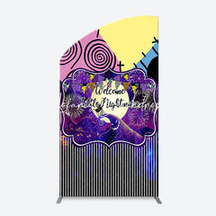 Lofaris Halloween Little Nightmare Baby Shower Arch Backdrop