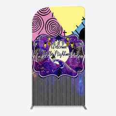 Lofaris Halloween Little Nightmare Baby Shower Arch Backdrop