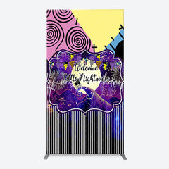 Lofaris Halloween Little Nightmare Baby Shower Arch Backdrop
