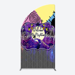 Lofaris Halloween Little Nightmare Baby Shower Arch Backdrop