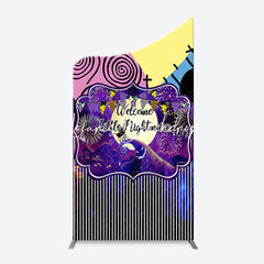 Lofaris Halloween Little Nightmare Baby Shower Arch Backdrop