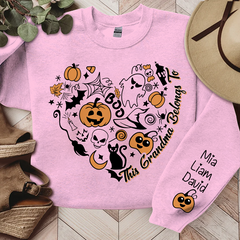 Lofaris Vintage Halloween Pumpkins Grandma And Kids LTP01
