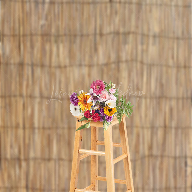 Lofaris Hand Woven Mat Photography Backdrop For Photo Booth