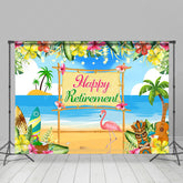 Lofaris Hawaii Beach Greenery Summer Retirement Backdrop